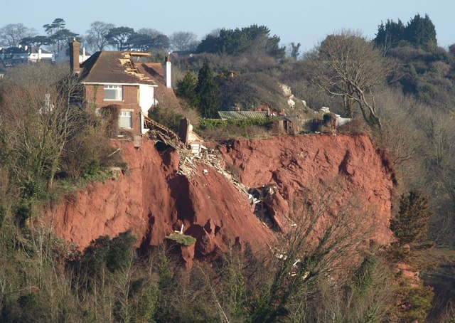 Collapsing house, Babbacombe