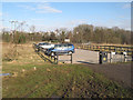 SK5499 : Pit Wood car park by Jonathan Wilkins