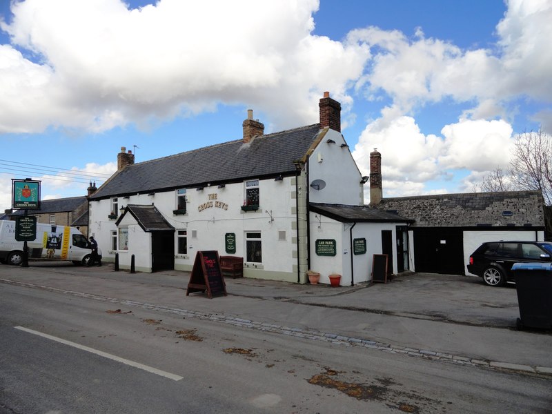 The Cross Keys pub in Esh village © Robert Graham cc-by-sa/2.0 ...