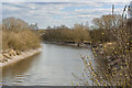 A view of the River Mersey from the railway bridge