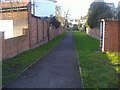 Path between Brunswick Road and Western Avenue