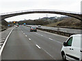 Footbridge over Southbound M6 at Seabridge