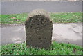 Weathered milestone, Hollow Lane