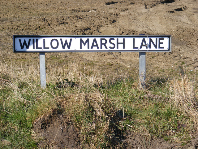 Willow Marsh Lane sign