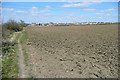 Footpath past Sandford Brake Farm