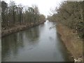 View upstream from Buildwas Bridge