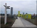 TQ3783 : Viewtube on the Greenway, Olympic Park by David Anstiss