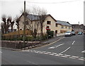 Recently-built houses in College Crescent, Caerleon