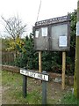 Noticeboard in Pilley