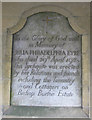 Memorial plaque, Bishop Burton