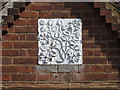 SP0583 : Arts and crafts plasterwork, Winterbourne House by David Hawgood