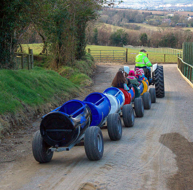 Tractor ride, Lurgybrack Open Farm