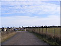 Entrance Road at Westleton Playing Field