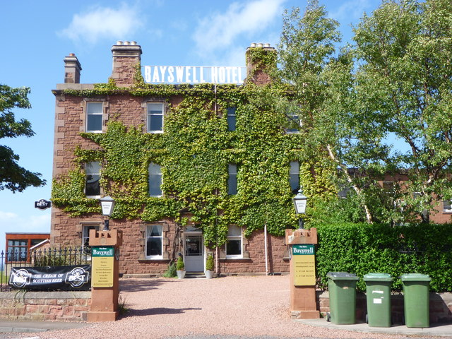 East Lothian Townscape : The Bayswell Hotel, Bayswell Park, Dunbar