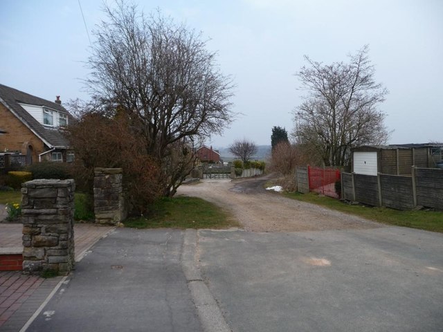 Where the tarmac ends, at the edge of Aspull