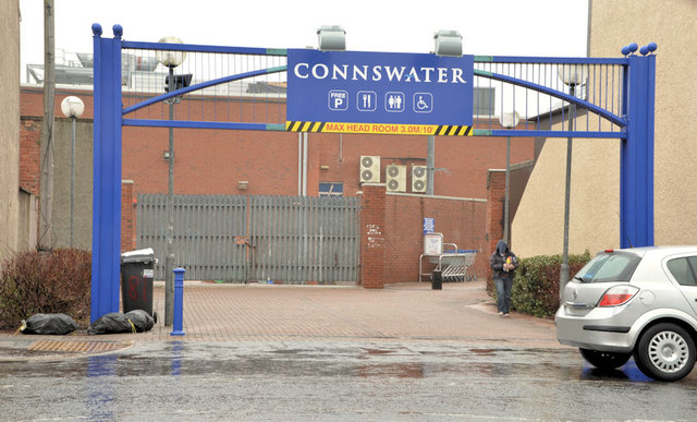Connswater Shopping Centre (side entrance), Belfast