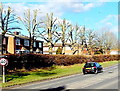 End of the 30mph speed limit in Royal Wootton Bassett