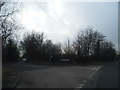 Barley Mow Lane at the junction of Colney Heath Lane