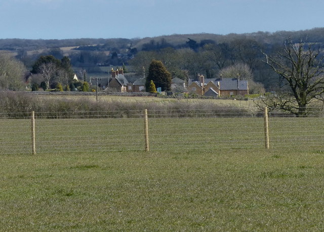 Over the fields to Brampton Ash © Mat Fascione  Geograph Britain and