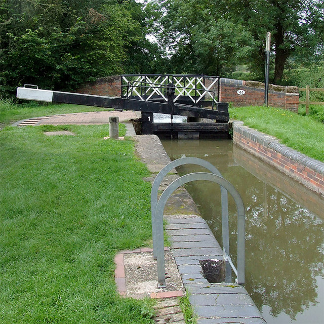 Lock and Bridge south of Lowsonford, Warwickshire