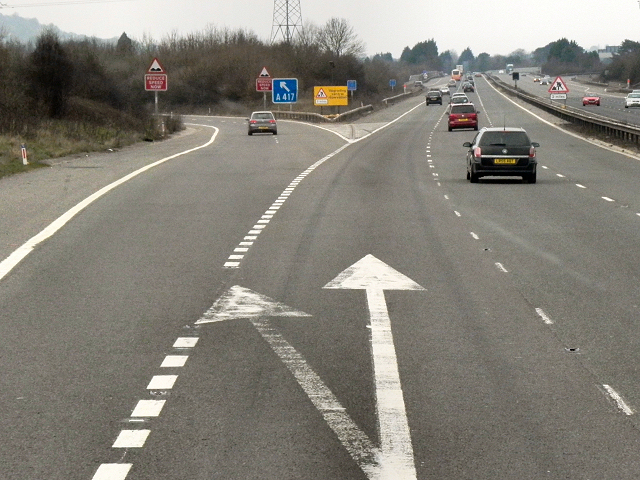 Southbound M5 At Junction 11A David Dixon Geograph Britain And Ireland   3407615 17a155cf 