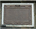 Plaque on King Street