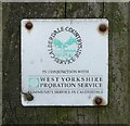 Countryside Service Notice on stile