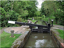 SP1866 : Bucket Lock and Yarningale Aqueduct, Warwickshire by Roger  Kidd