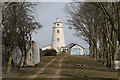 TF4925 : Sir Peter Scott Lighthouse (East lighthouse) by J.Hannan-Briggs