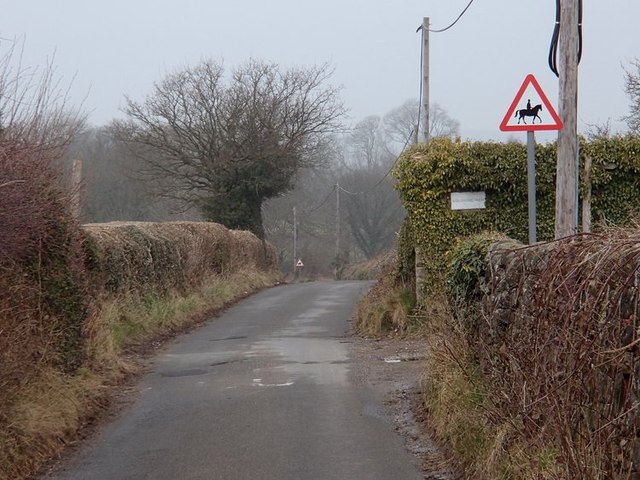 Lane to Brackenfield from Wessington