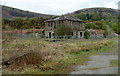 A corner of the ruined former British Ironworks offices and foundry, Abersychan