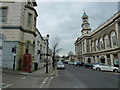 Looking westwards along Lind Street