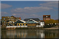 Palace Wharf, Fulham, from the river