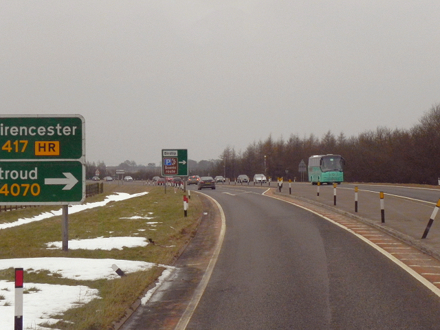 A417 Birdlip Bypass © David Dixon cc-by-sa/2.0 :: Geograph Britain and ...