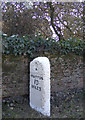 Milestone on the B1108 Station Road