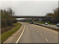 SU0896 : Minor Road Bridge over the A419 by David Dixon