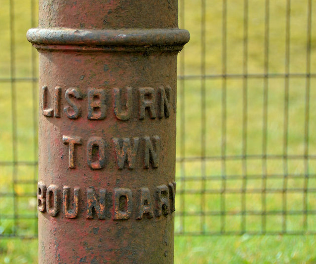 Boundary post, Lisburn (4)