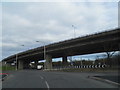 The A316 flyover from Snakey Lane