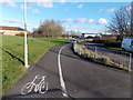 SU1083 : Segregation on a path near Whitehill Way, Swindon by Jaggery