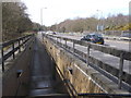 Ramp and stairs beside the A3 Kingston Road