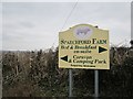 Sign, Sparchford Farm