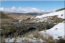SD7890 : A stone bridge on Garsdale Common by Greg Fitchett