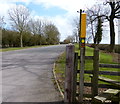 The former A47 near Skeffington