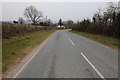 The B4313 approaching Llanycefn