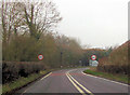 SO6369 : Bend on A456 at entrance to Newnham Bridge by John Firth