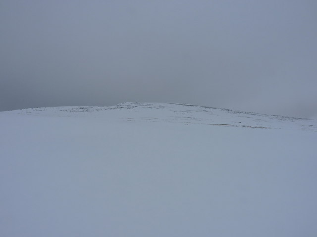 Snowfield on the Plaide Mhòr