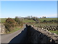 The Ballyveaghmore Road descending eastwards into the Mullagh Valley