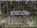 TG1509 : Long Lane sign by Geographer