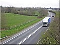 The A361, seen from Washfield Lane