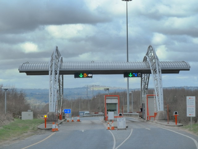 M1 Toll booths at Drogheda